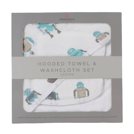 フードタオル+ウォッシュクロスセット