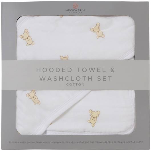 フードタオル+ウォッシュクロスセット