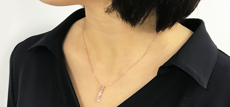 【タンプ限定SET】ブラックダイヤモンド ペンダントネックレス キュービック ペンダントネックレス