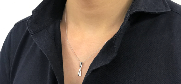 【タンプ限定SET】ブラックダイヤモンド ペンダントネックレス キュービック ペンダントネックレス