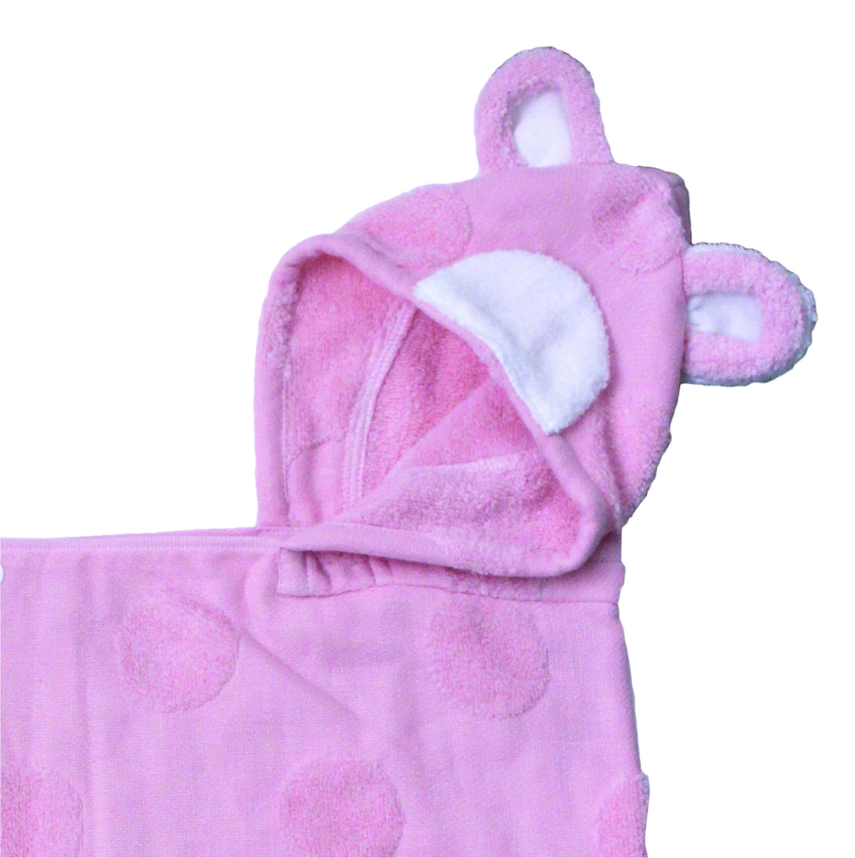 【名入れギフト】ソフ フード付きバスタオル（クマ）