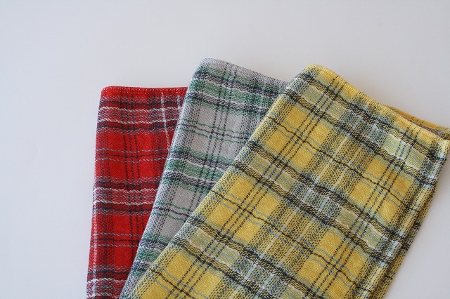 ヴィータ・タータンチェック バスタオル＆フェイスタオル2枚セット
