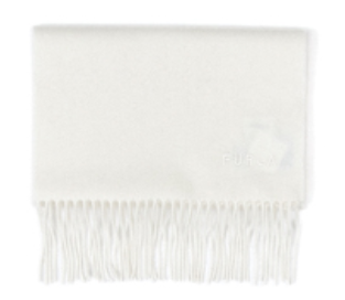 カシミヤ100％ 紡毛無地マフラー(30cm*180cm)