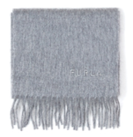 カシミヤ100％ 紡毛無地プチマフラー(20cm*150cm)