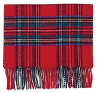 カシミヤ100% 紡毛チェックマフラー(27cm*170cm) | MACKINTOSH