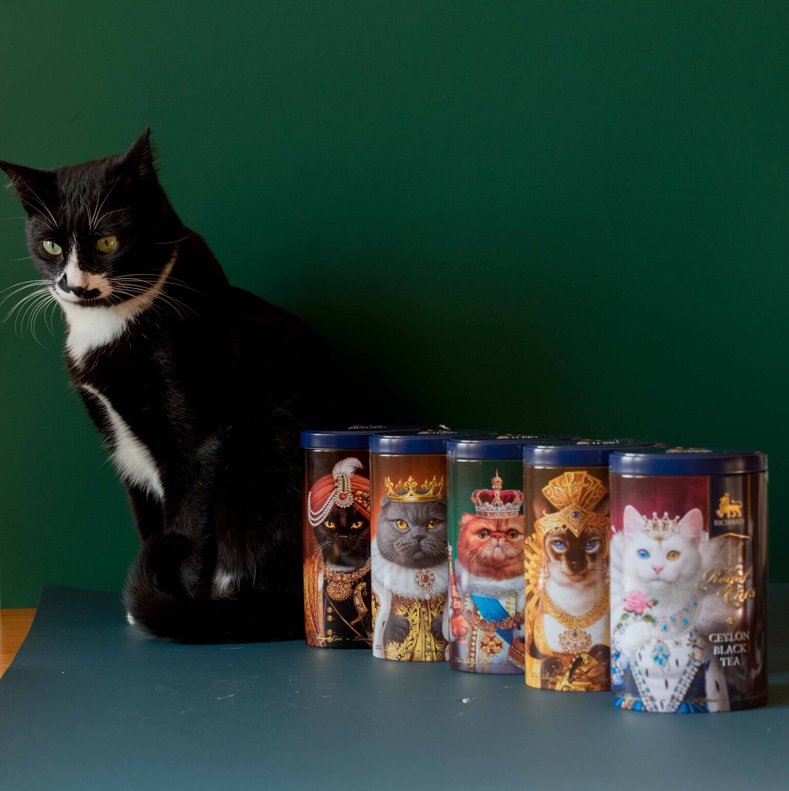 ザ・ロイヤル・キャッツ　セイロン紅茶　缶80g