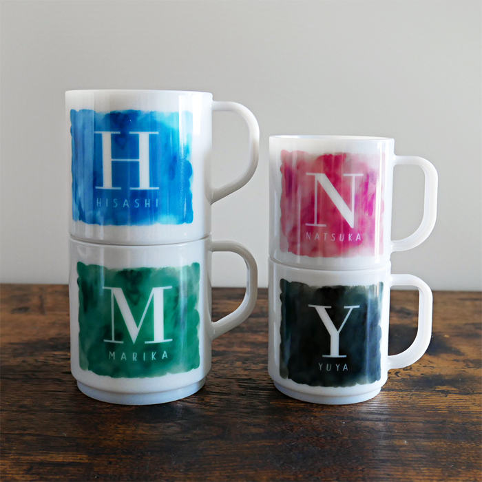 【名入れ】Myマグカップ -SUISAI- レギュラーサイズ300ml＜電子レンジ・食洗機対応＆プラスチック＞