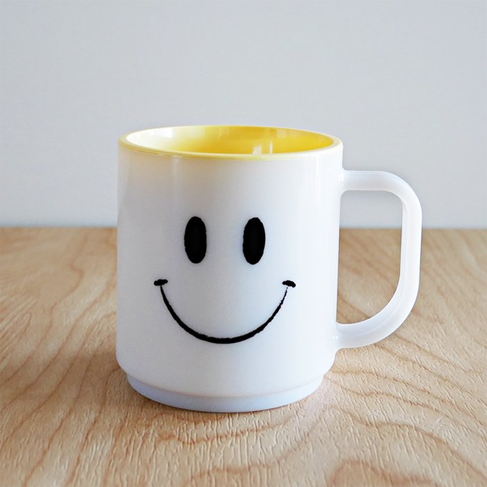 【名入れ】Myマグカップ -OKAO・スマイル-キッズサイズ200ml＜電子レンジ・食洗機対応＆プラスチック＞