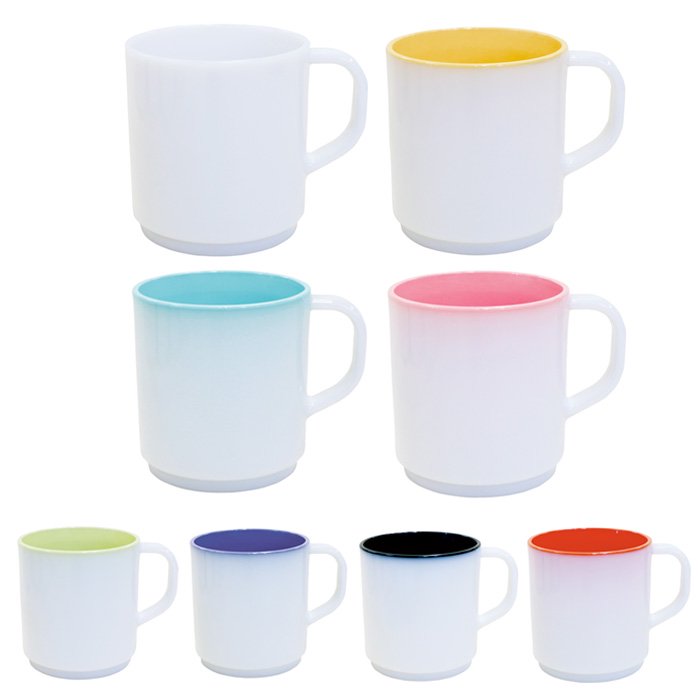 【名入れ】Myマグカップ -OKAO・スマイル-キッズサイズ200ml＜電子レンジ・食洗機対応＆プラスチック＞