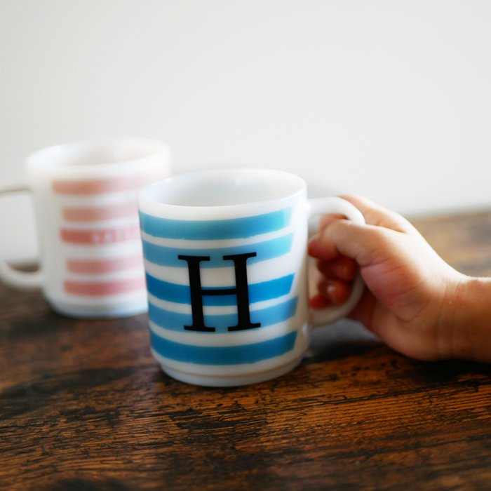 名入れ】Myマグカップ -BORDER- キッズサイズ200ml＜電子レンジ・食洗