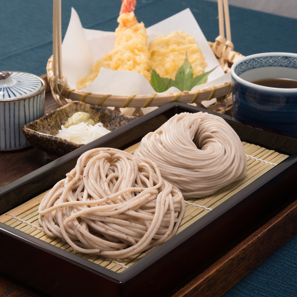 送料無料】京蕎麦 丹波ノ霧 焙煎粗挽きそばセットB〔丹波ノ霧×4