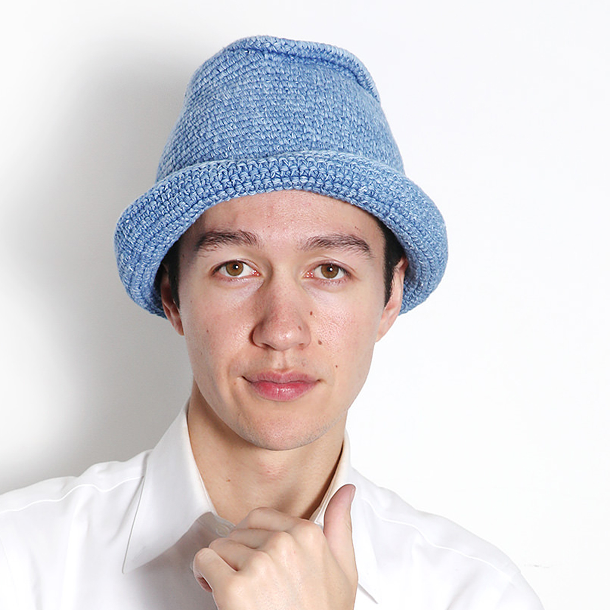 INDIGO HANDKNIT HAT | MANIERA（マニエラ）のプレゼント・ギフト通販