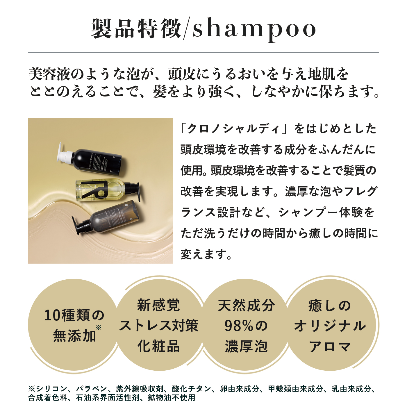 クロノシャルム シャンプー