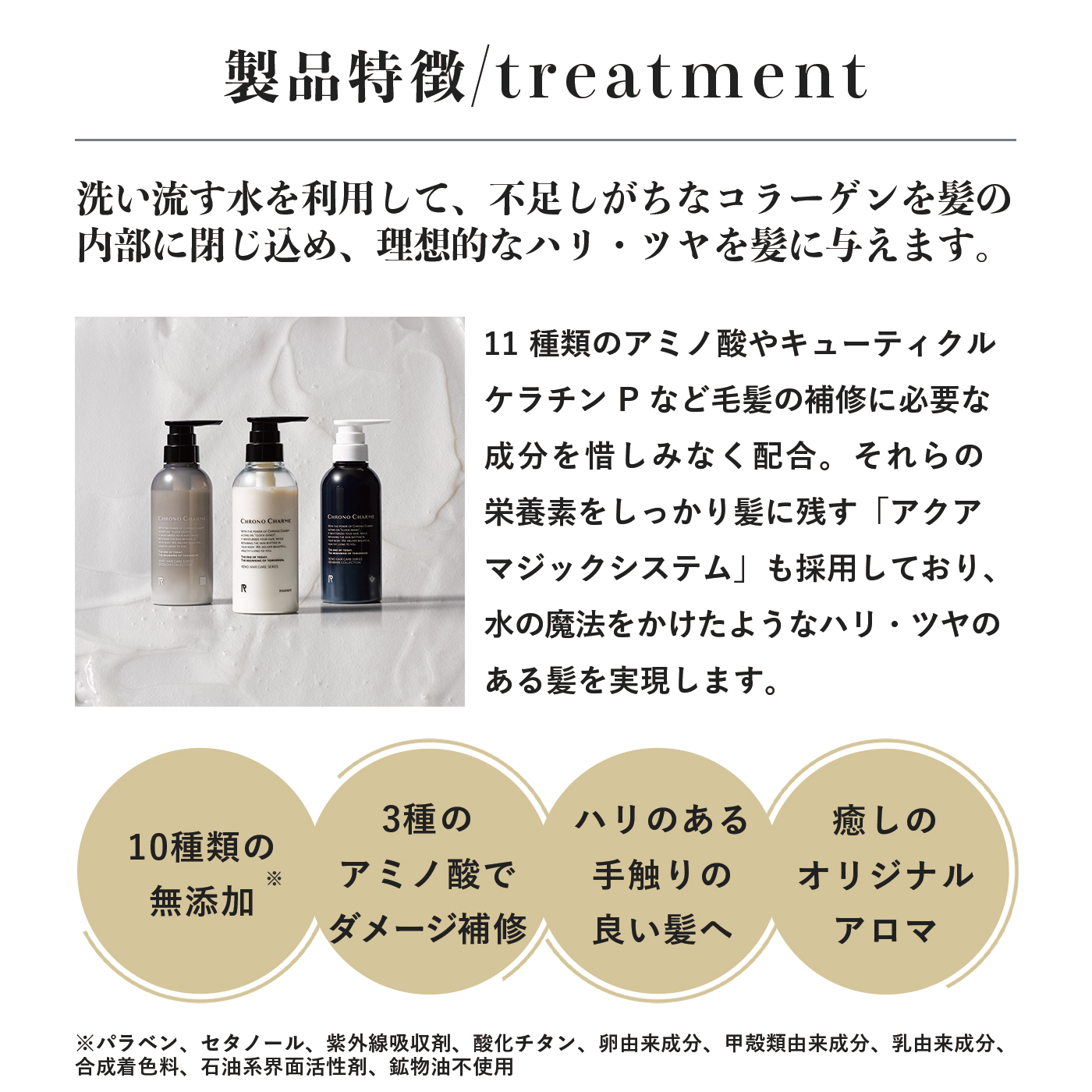 クロノシャルム トリートメント