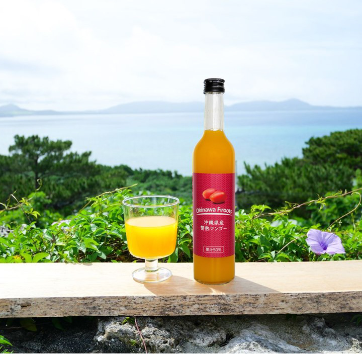 贅熟 沖縄県産マンゴー果汁飲料(50%)　２本セット