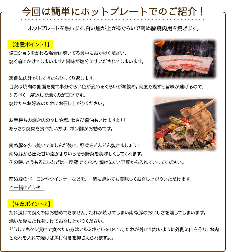 南ぬ豚　焼肉2人前セット