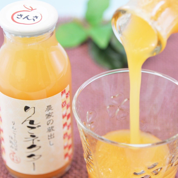 農家の蔵出しりんごネクター 6本入り | 佐々木果樹園 乙部角屋の