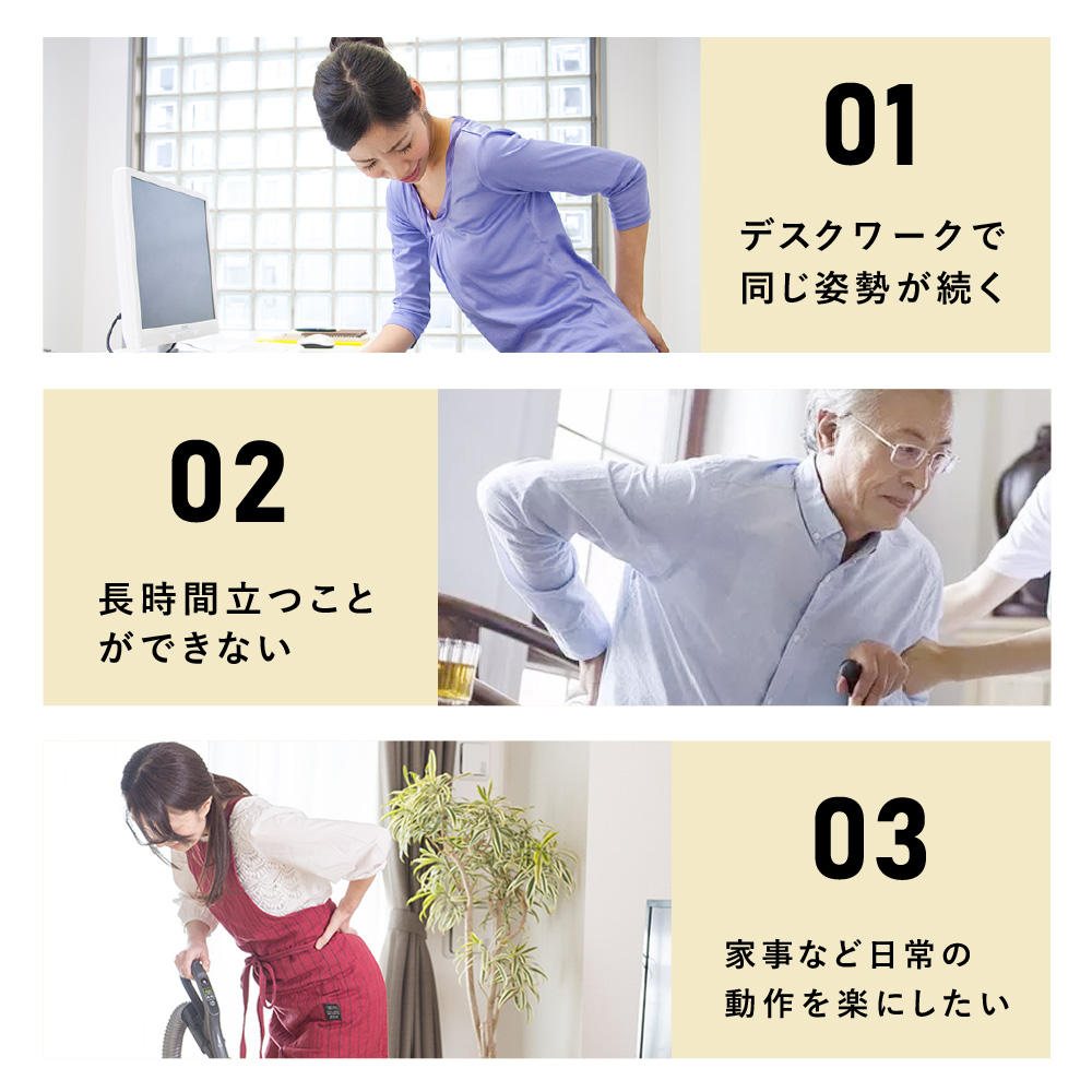 【温熱&EMS】ヒートストレッチャー（腰専用）＜WAISTUPLUS＞