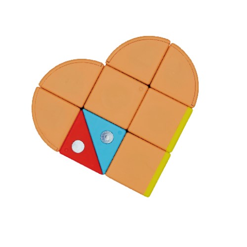 それいけ！アンパンマン 磁石でパチッと！ひらめきキューブ アンパンマンごうセット