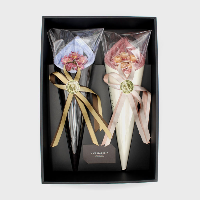 花束フェイスタオルペアセット［BLACK＋PEARL EDITION］