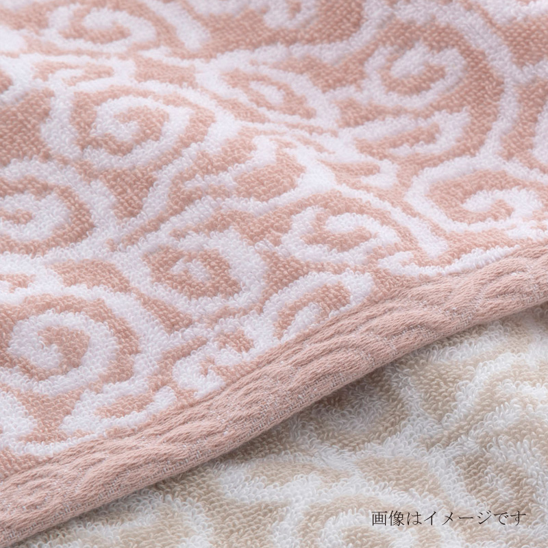 紋織タオル　木箱入り　バスタオル１枚・フェイスタオル１枚セット　IM7735