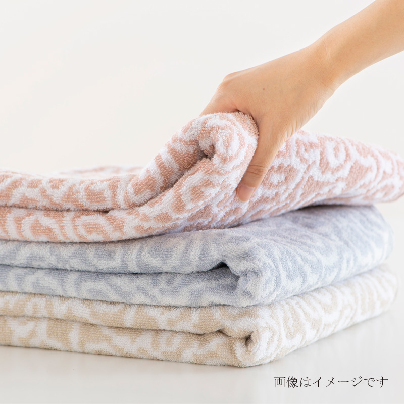 紋織タオル　木箱入り　バスタオル１枚・フェイスタオル１枚セット　IM7735