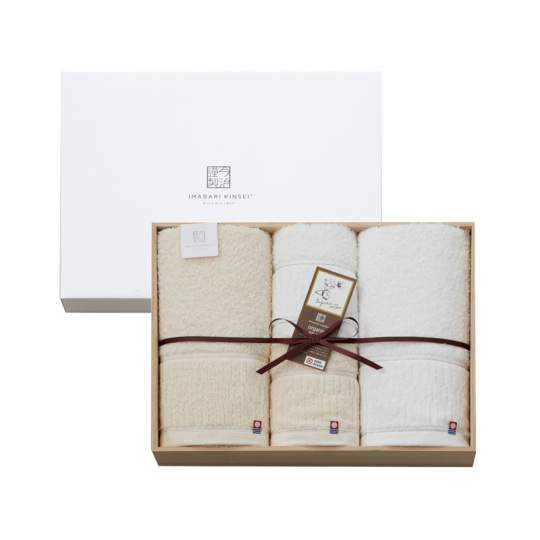 今治謹製オーガニックタオル　 オーガニックパイル　バスタオル２枚・フェイスタオル２枚　IOG3910