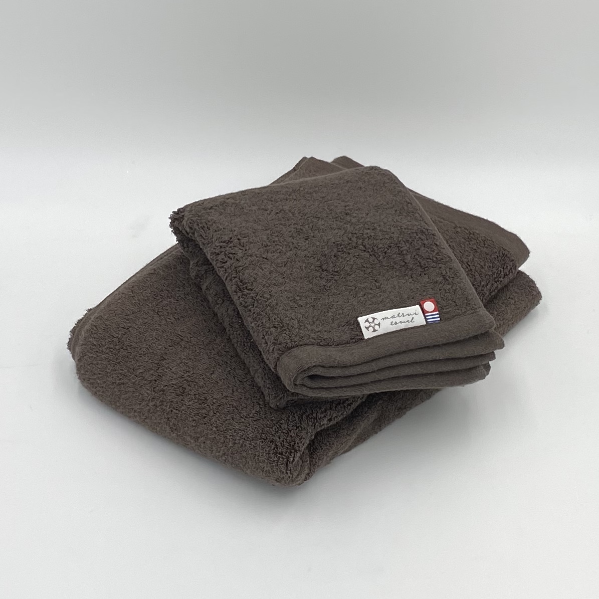 ボーテ バスタオル1枚・フェイスタオル1枚（同色セット）