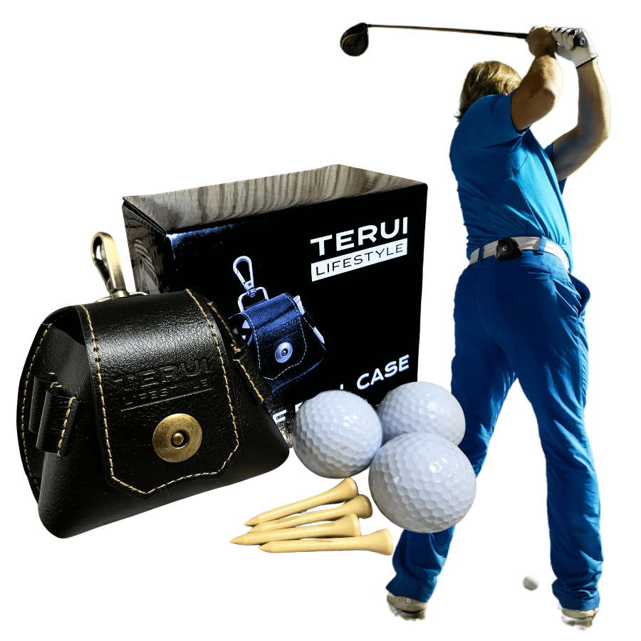 TERUI Lifestyle ゴルフボールケース3個用