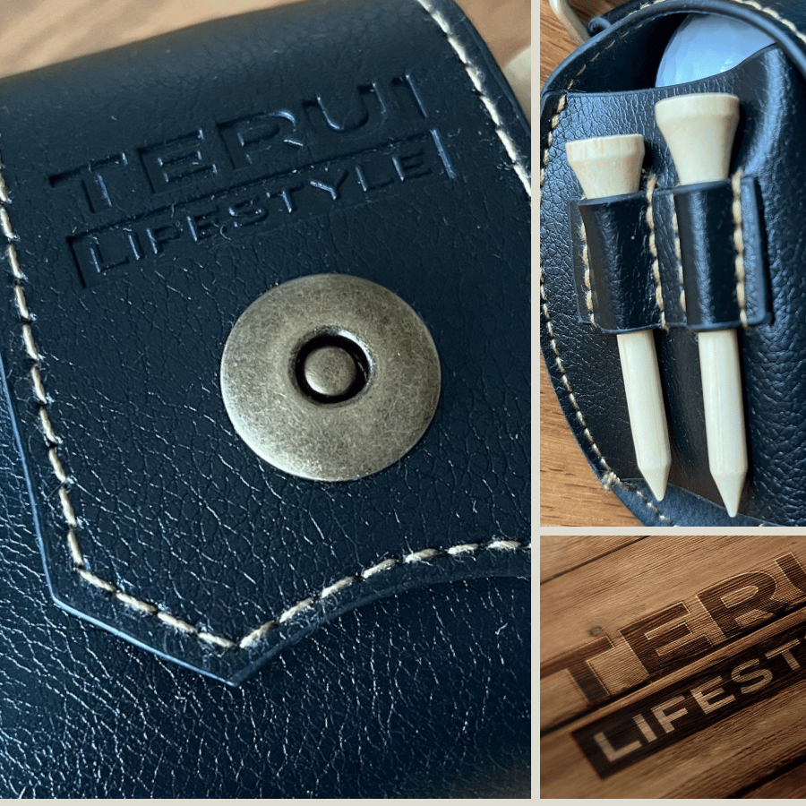 TERUI Lifestyle ゴルフボールケース3個用