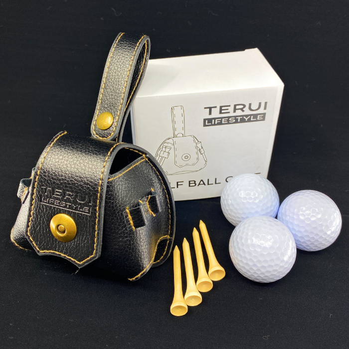TERUI Lifestyle ゴルフボールケース3個用