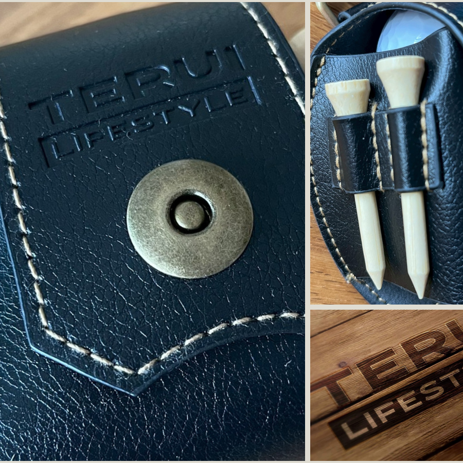 TERUI Lifestyle ゴルフボールケース3個用