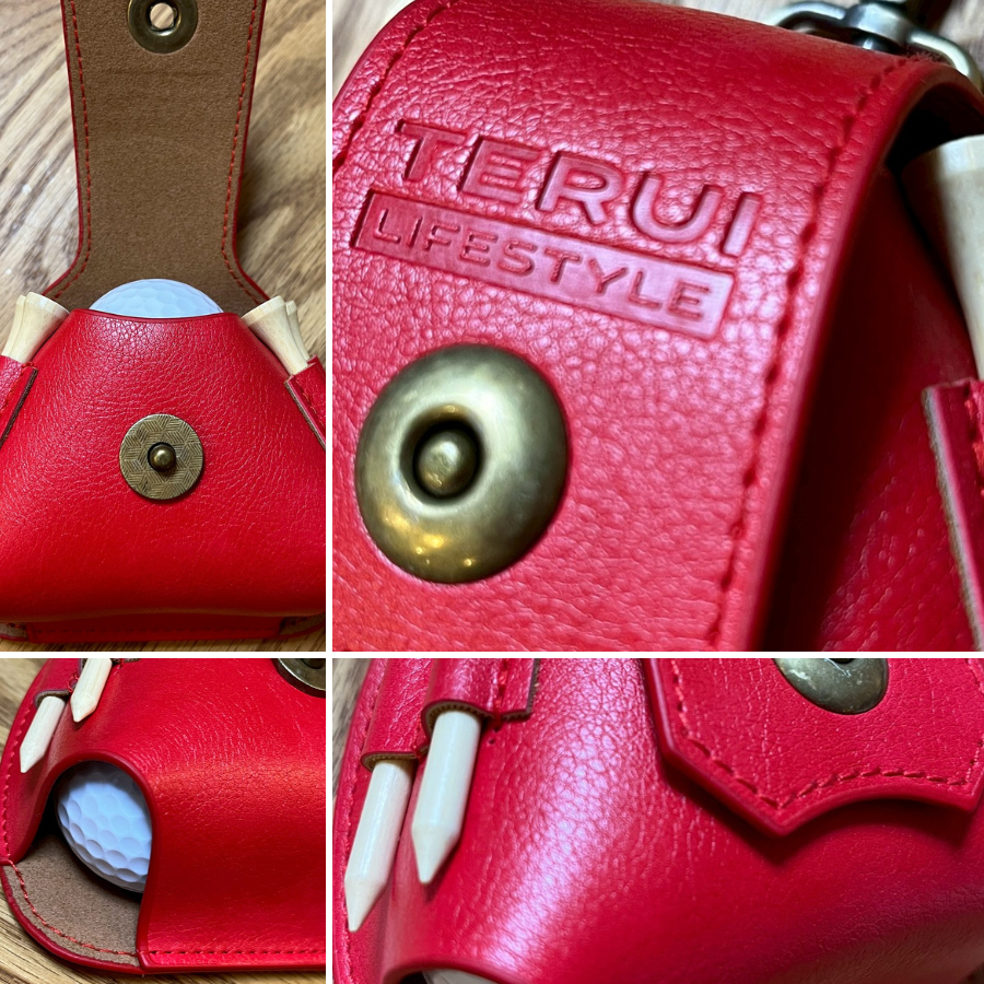 TERUI Lifestyle ゴルフボールケース3個用