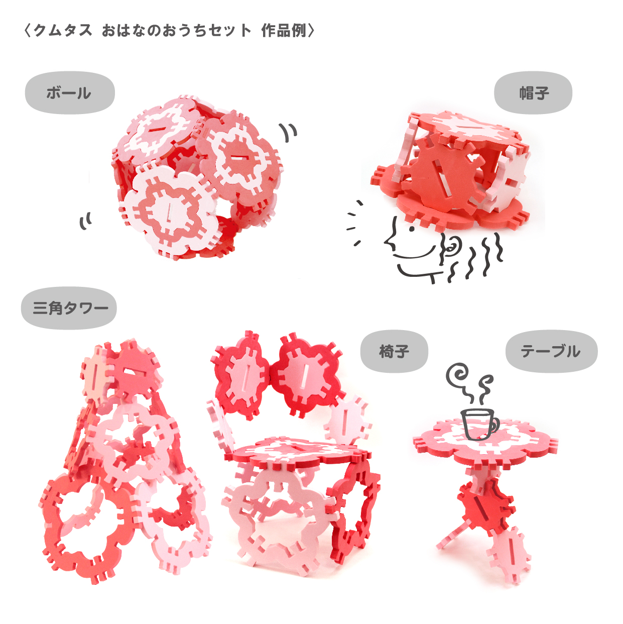 クムタス おはなのおうちセット