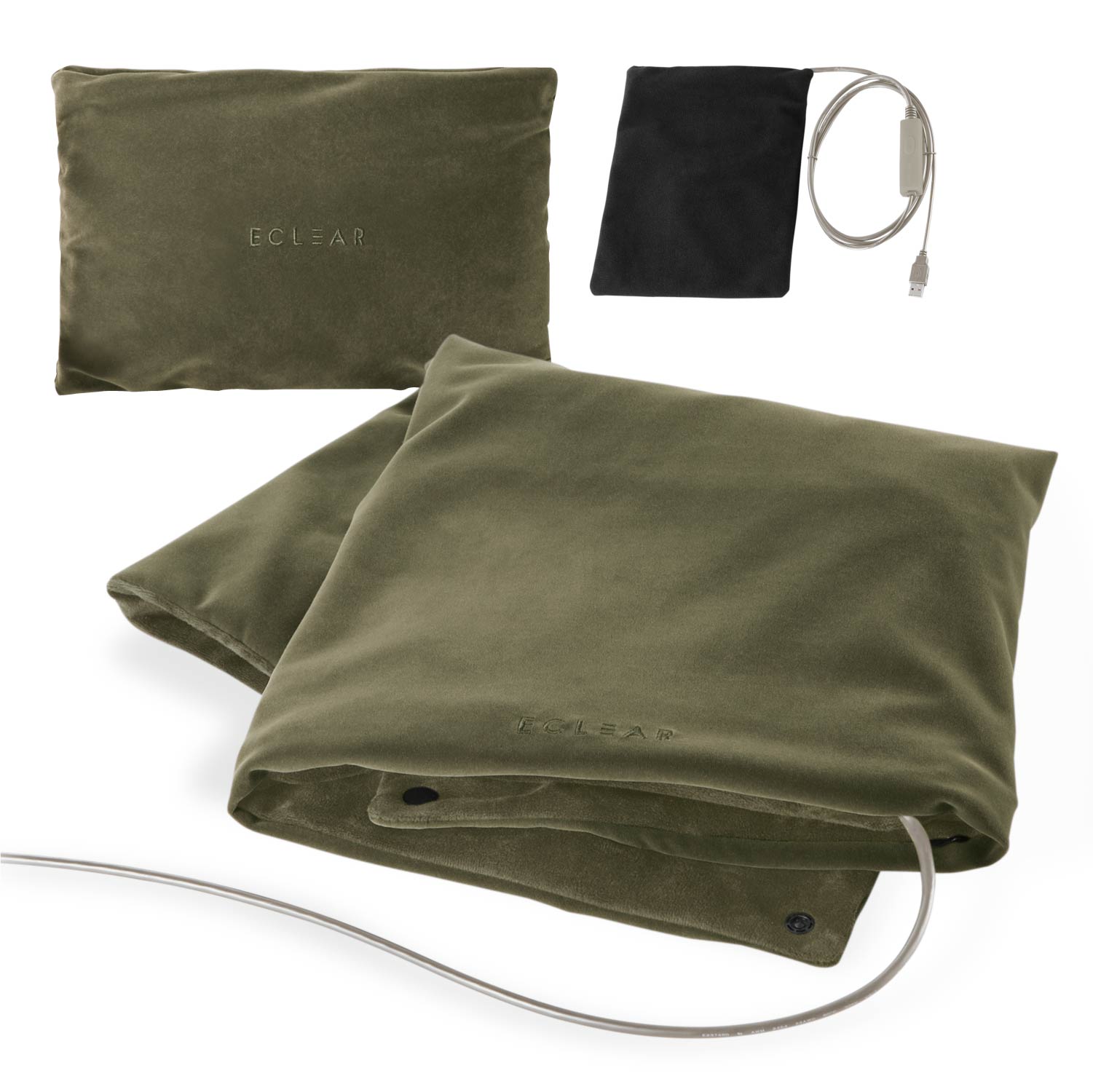 エクリアwarm 温活グッズ USBブランケット