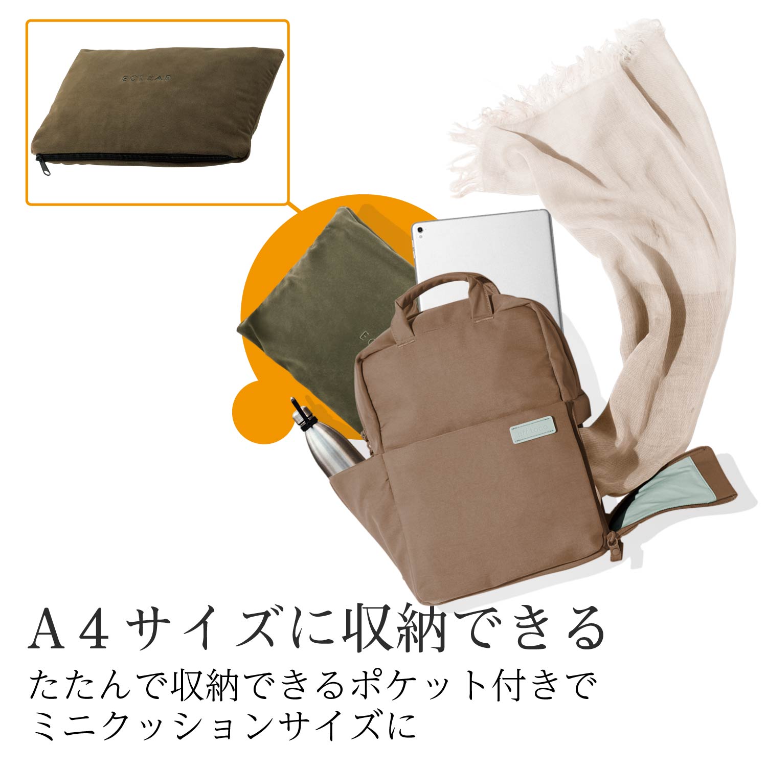 エクリアwarm 温活グッズ USBブランケット