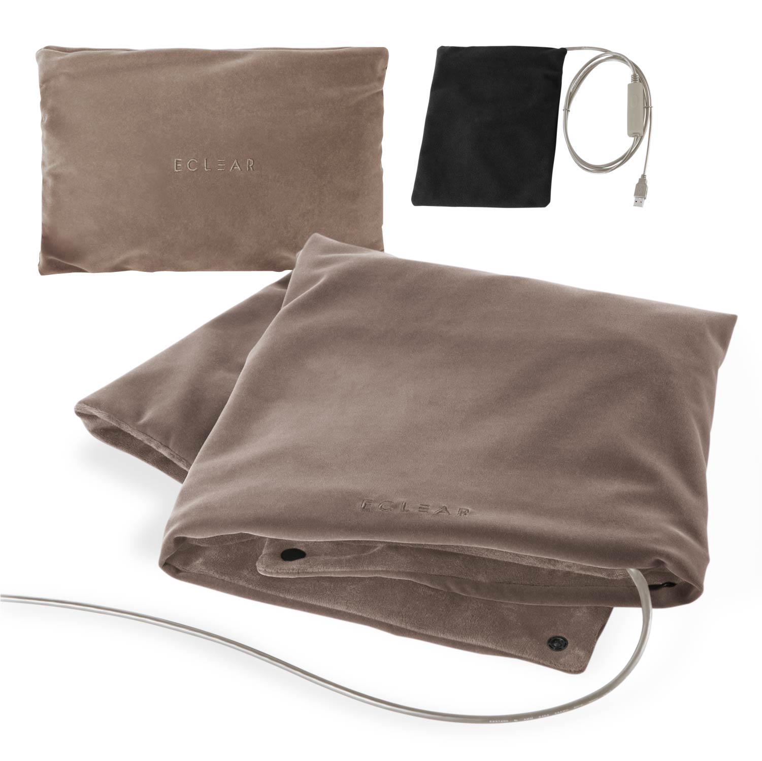 エクリアwarm 温活グッズ USBブランケット