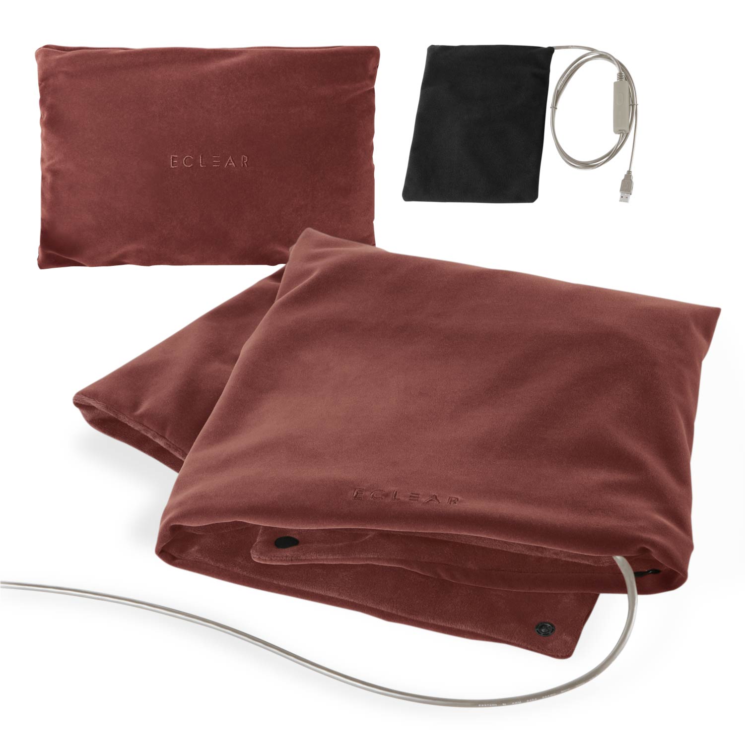 エクリアwarm 温活グッズ USBブランケット