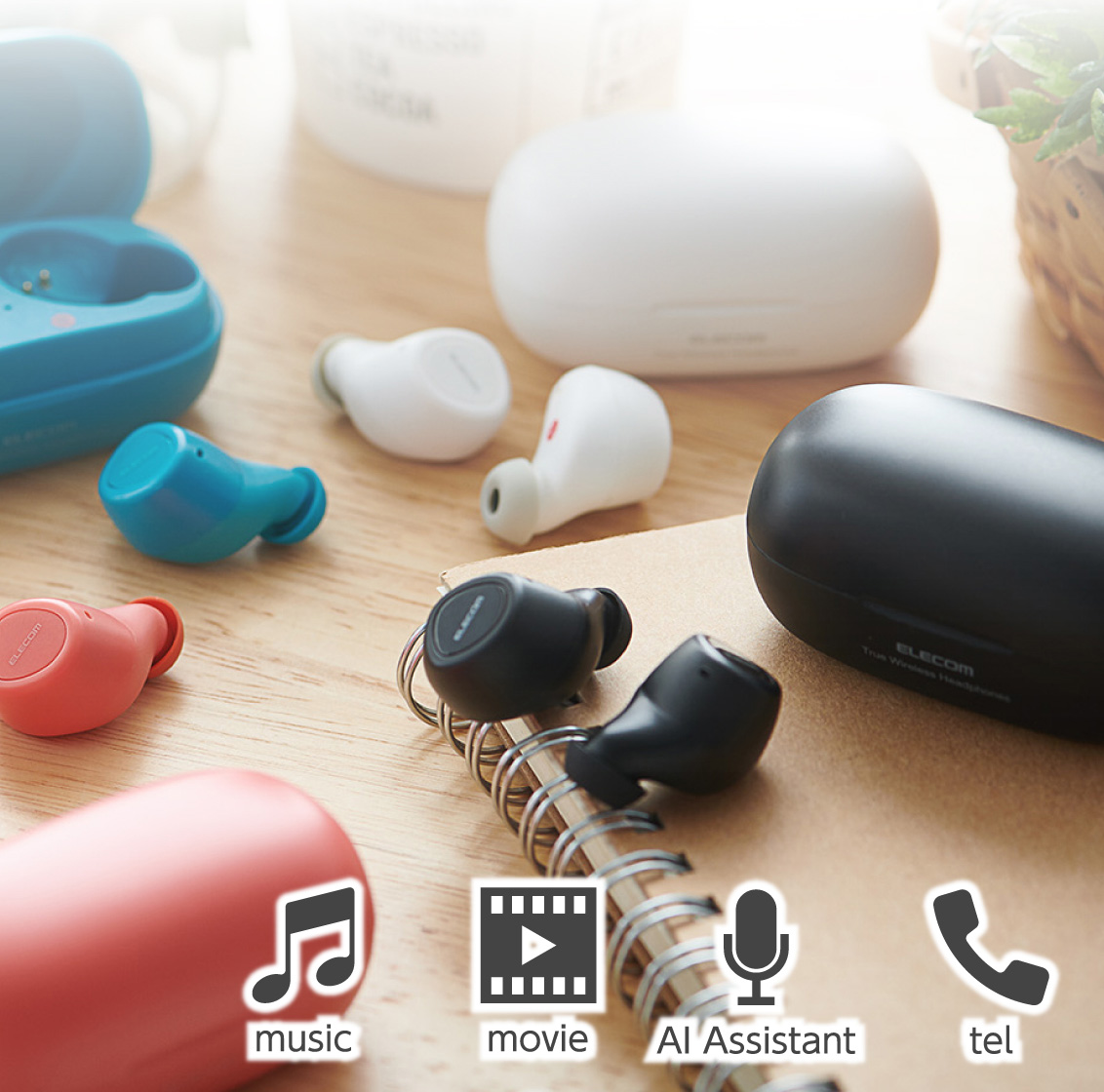 Bluetoothイヤホン トゥルーワイヤレス FAST MUSIC