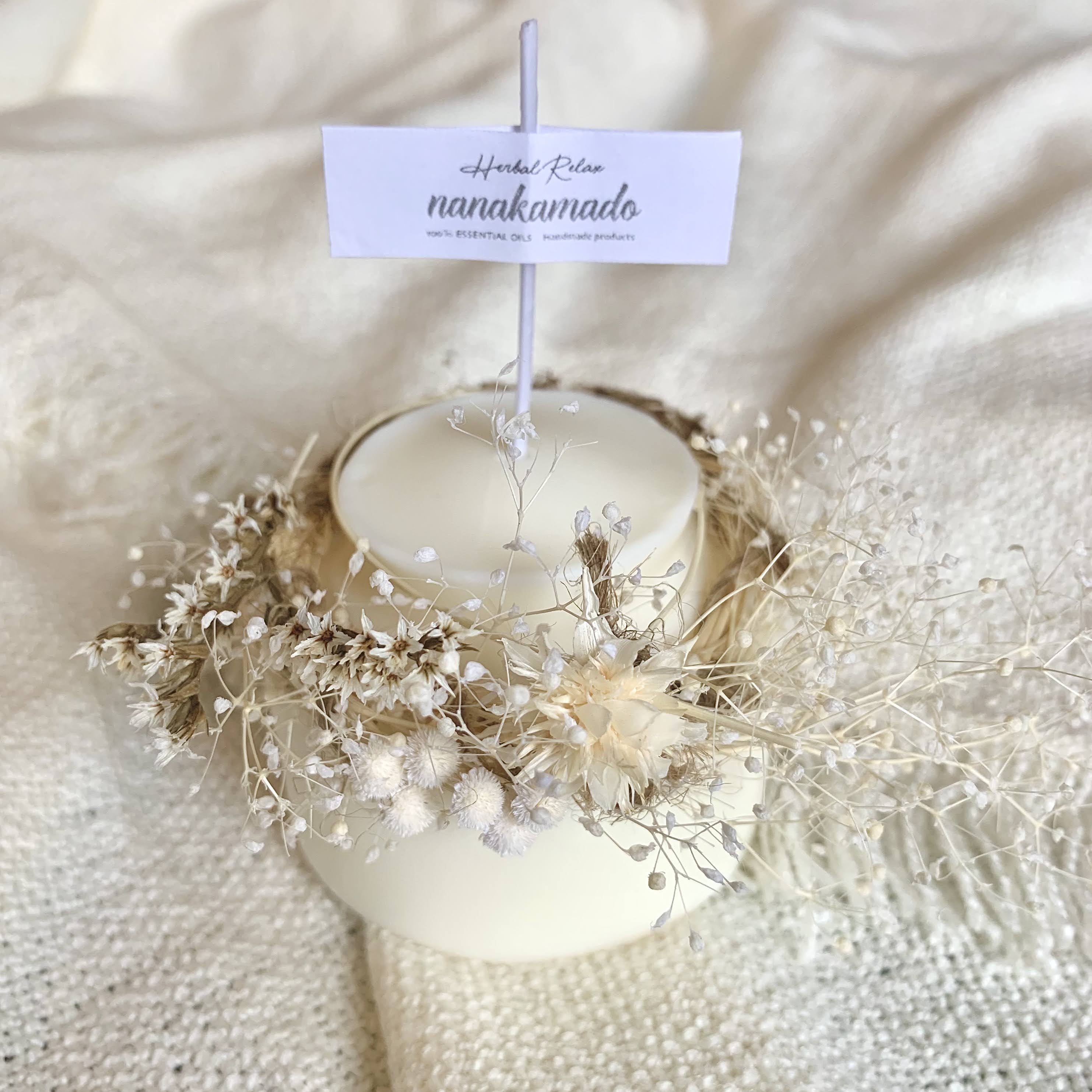 1st anniversary♡ケーキ型アロマキャンドル