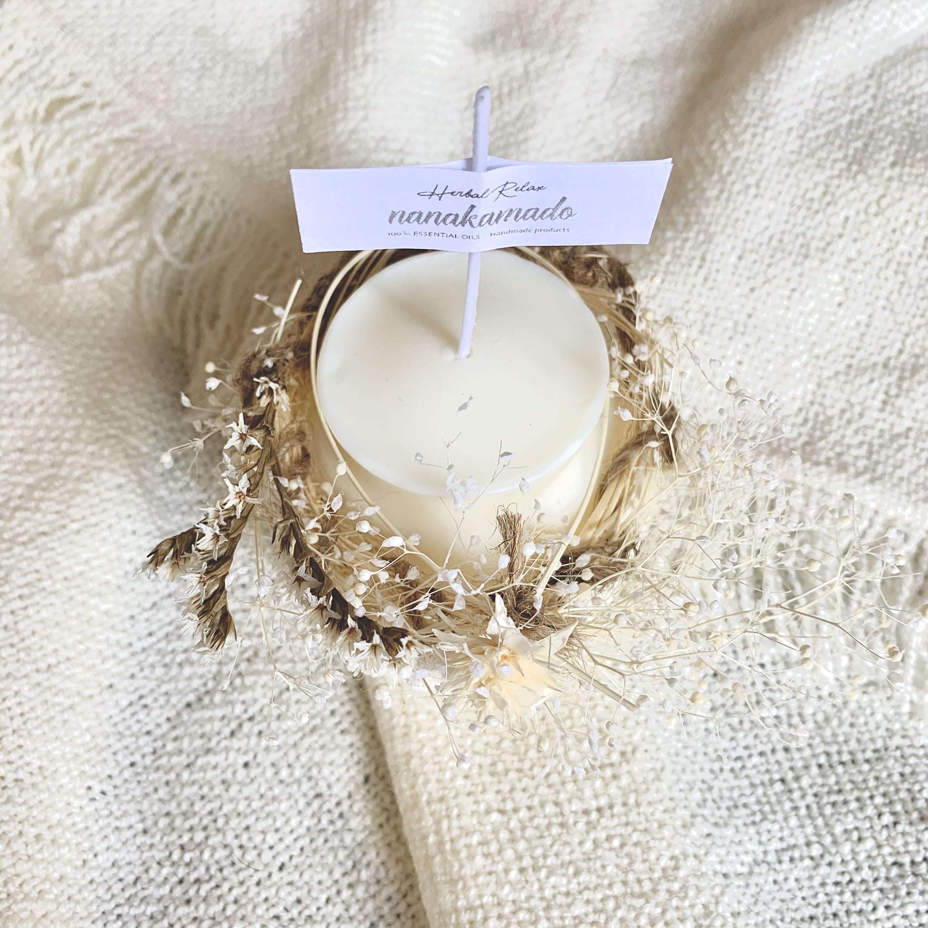 1st anniversary♡ケーキ型アロマキャンドル