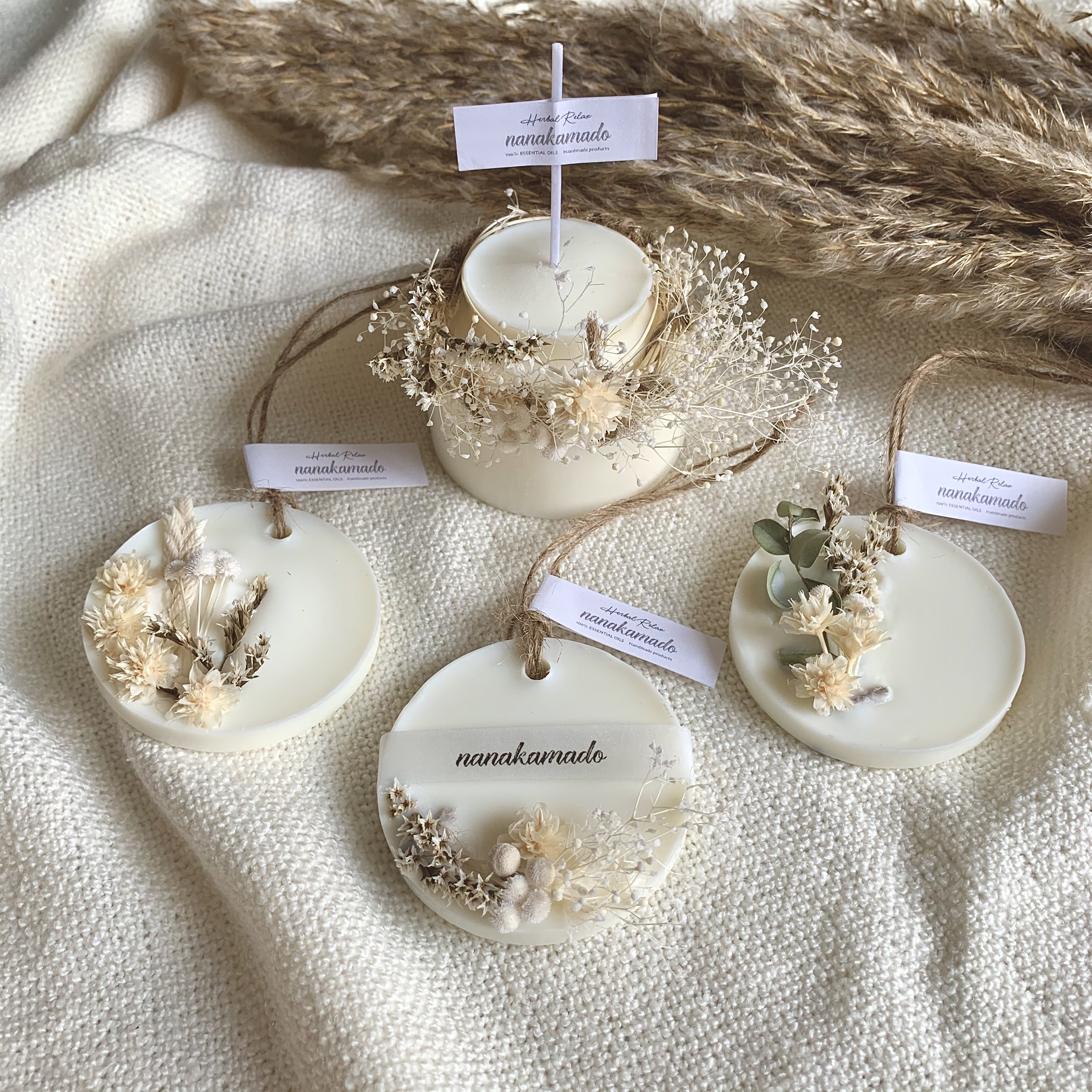 1st anniversary♡ケーキ型アロマキャンドル