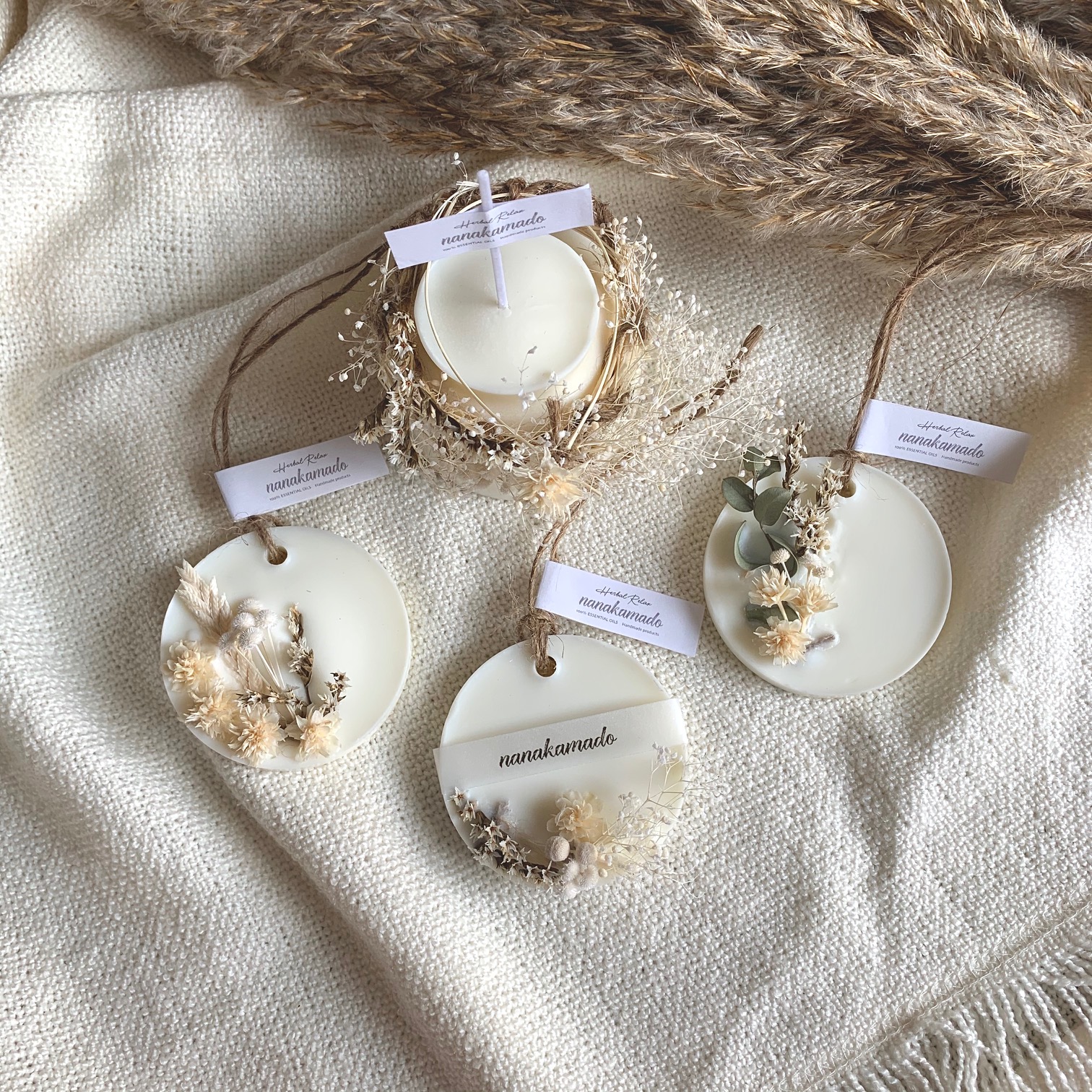 1st anniversary♡ケーキ型アロマキャンドル