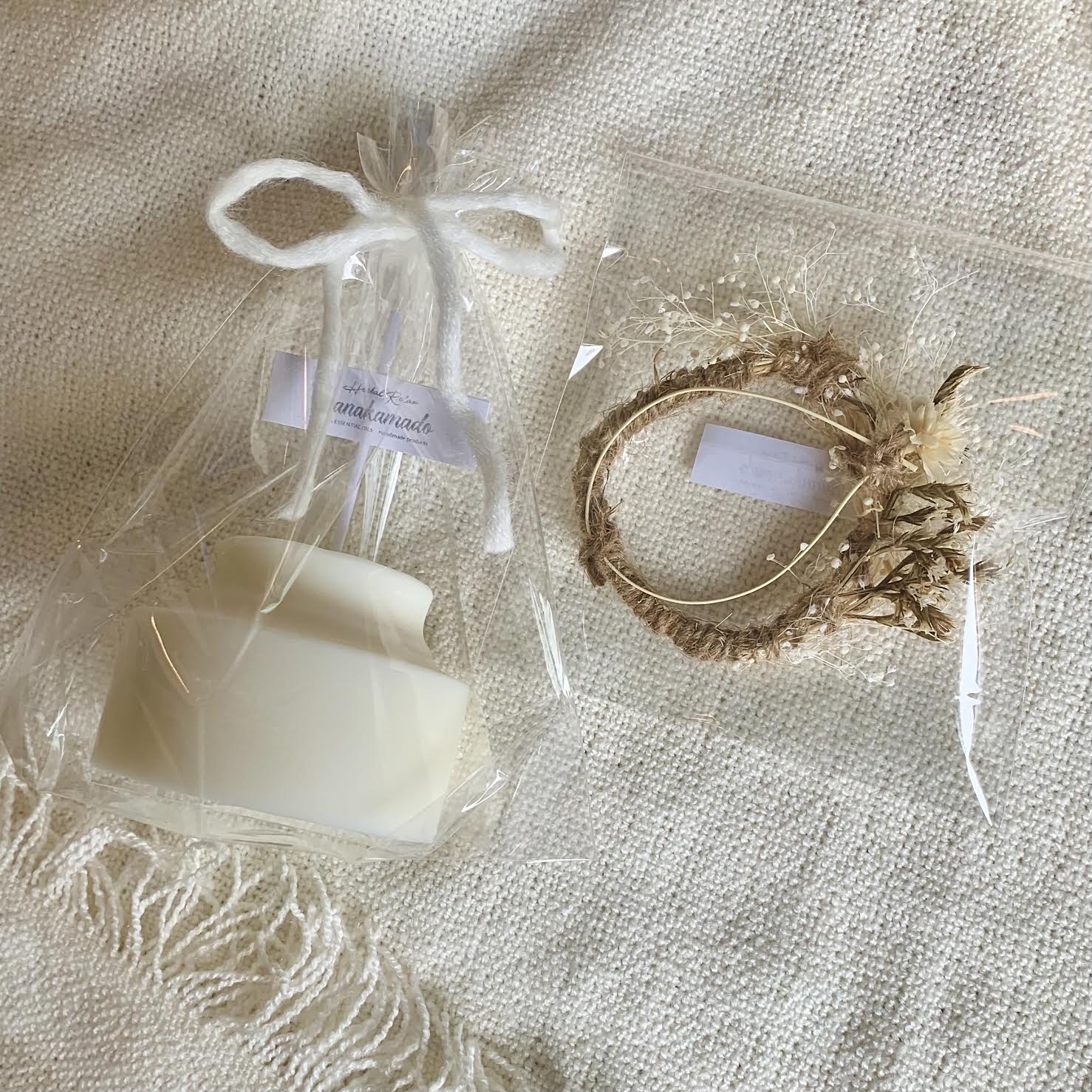 1st anniversary♡ケーキ型アロマキャンドル