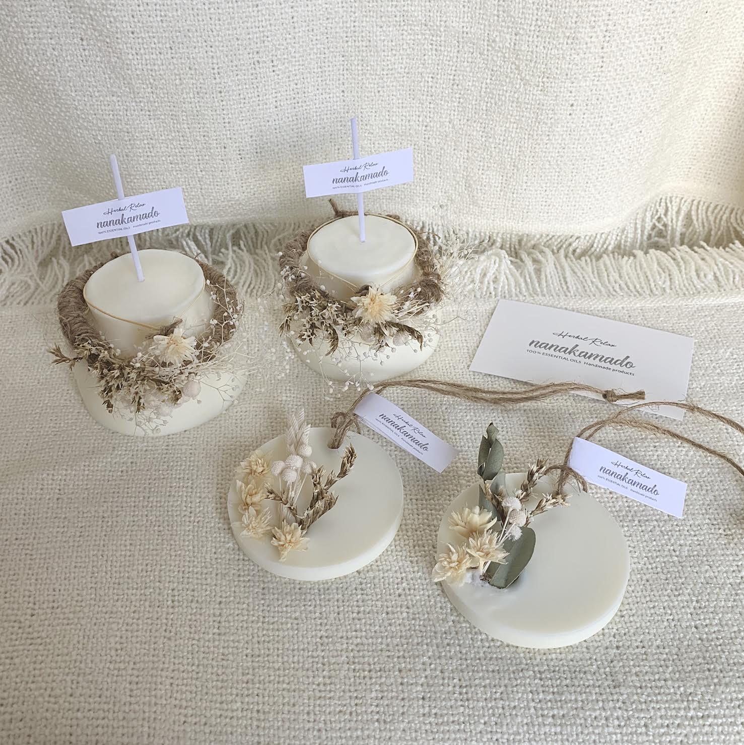 1st anniversary♡ケーキ型アロマキャンドル