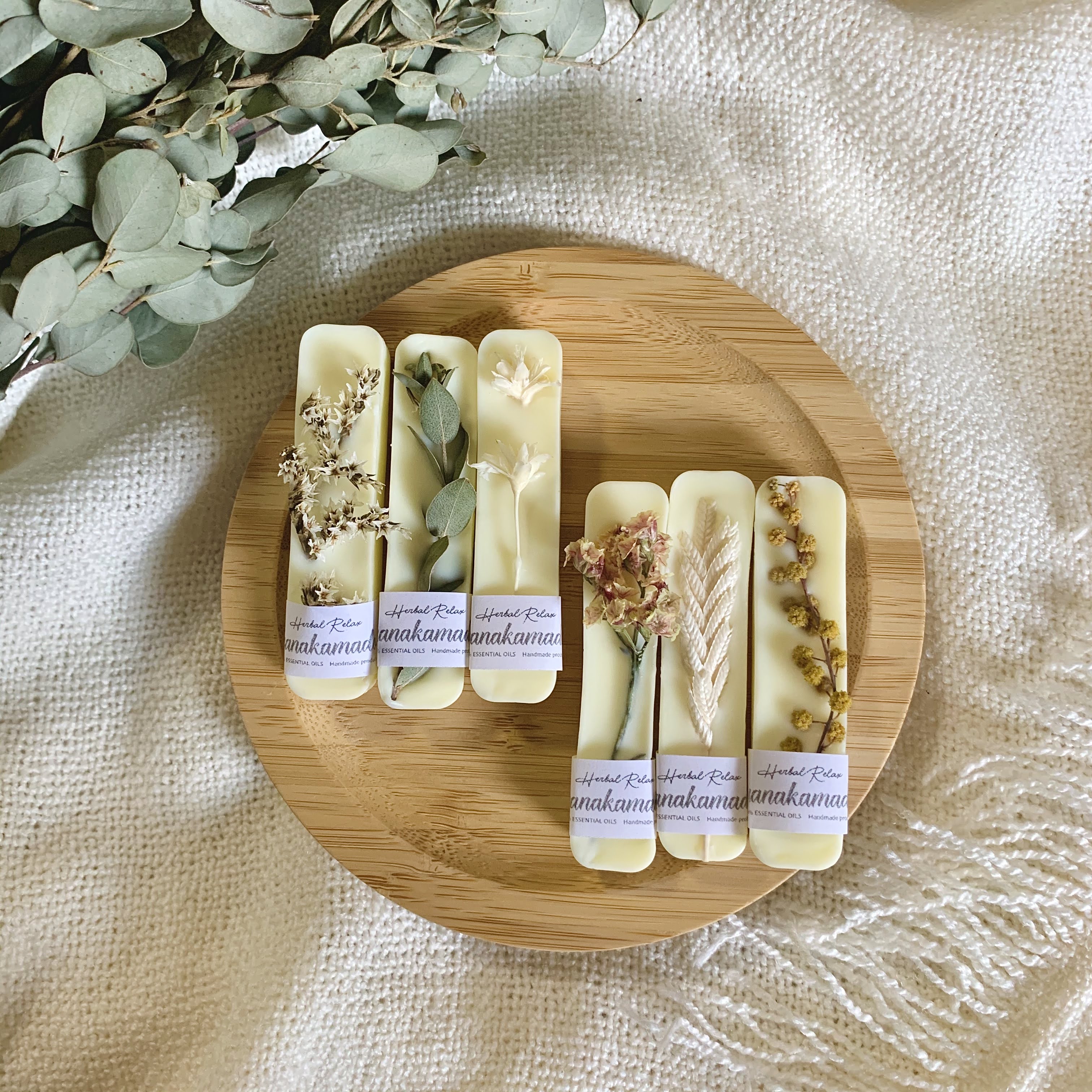 イエローベース・アロマワックスサシェ6個set