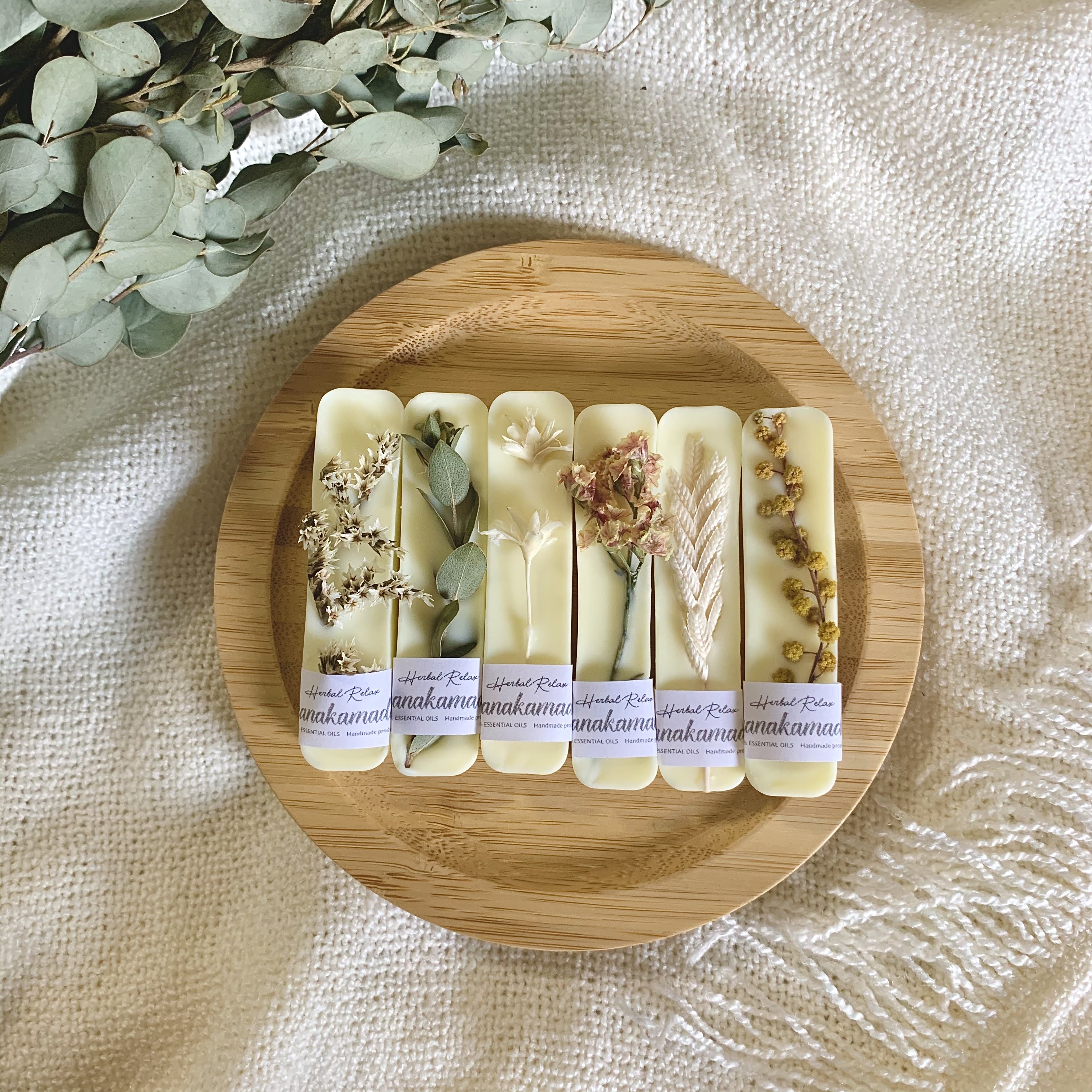 イエローベース・アロマワックスサシェ6個set