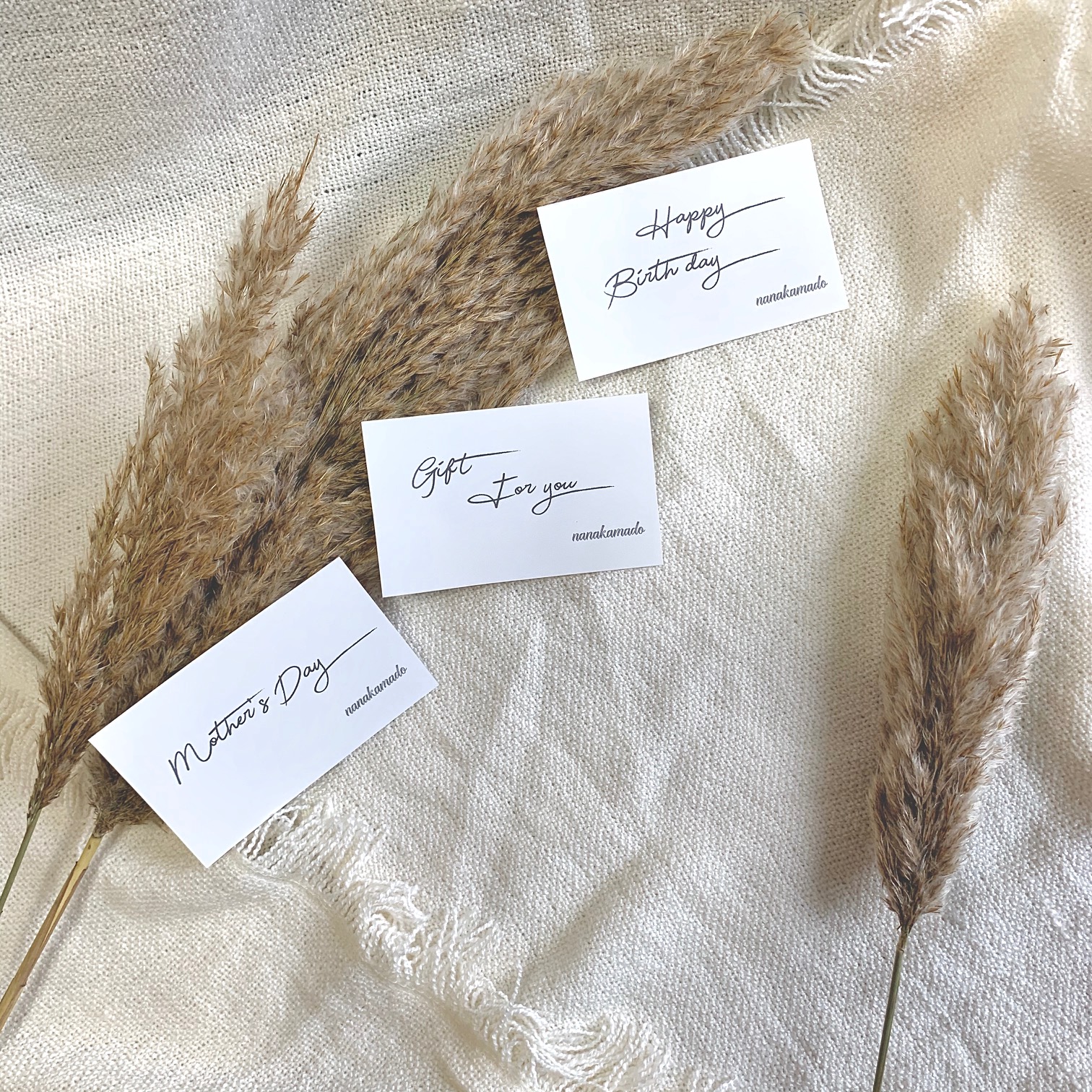 タタリカ×ミニコーンフラワーのアロマワックスサシェ（レクタングル型）