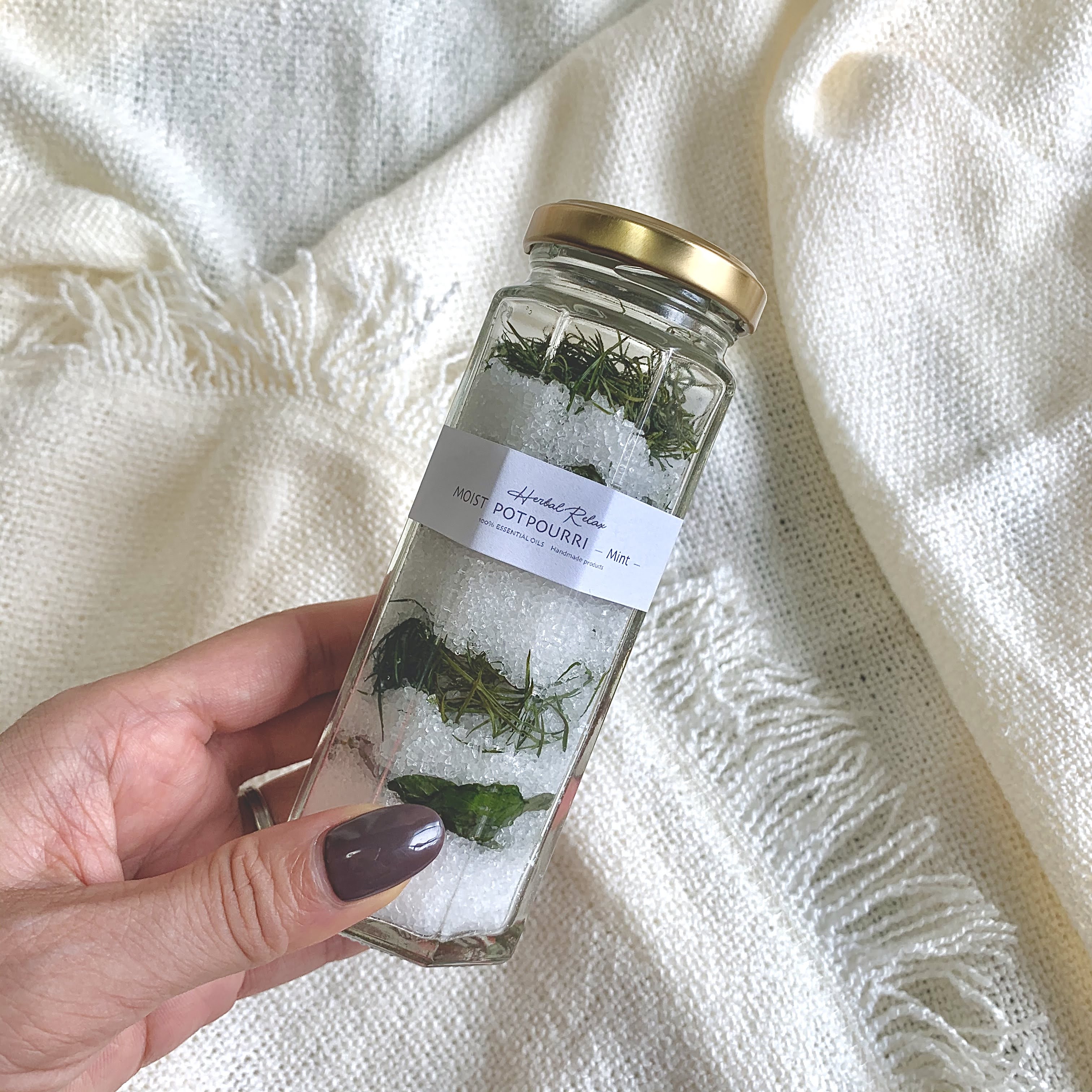 シーソルト×ミントのモイストポプリ