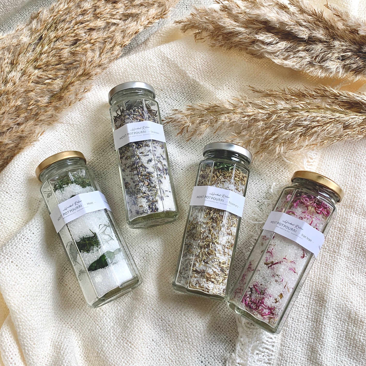 シーソルト×ミントのモイストポプリ